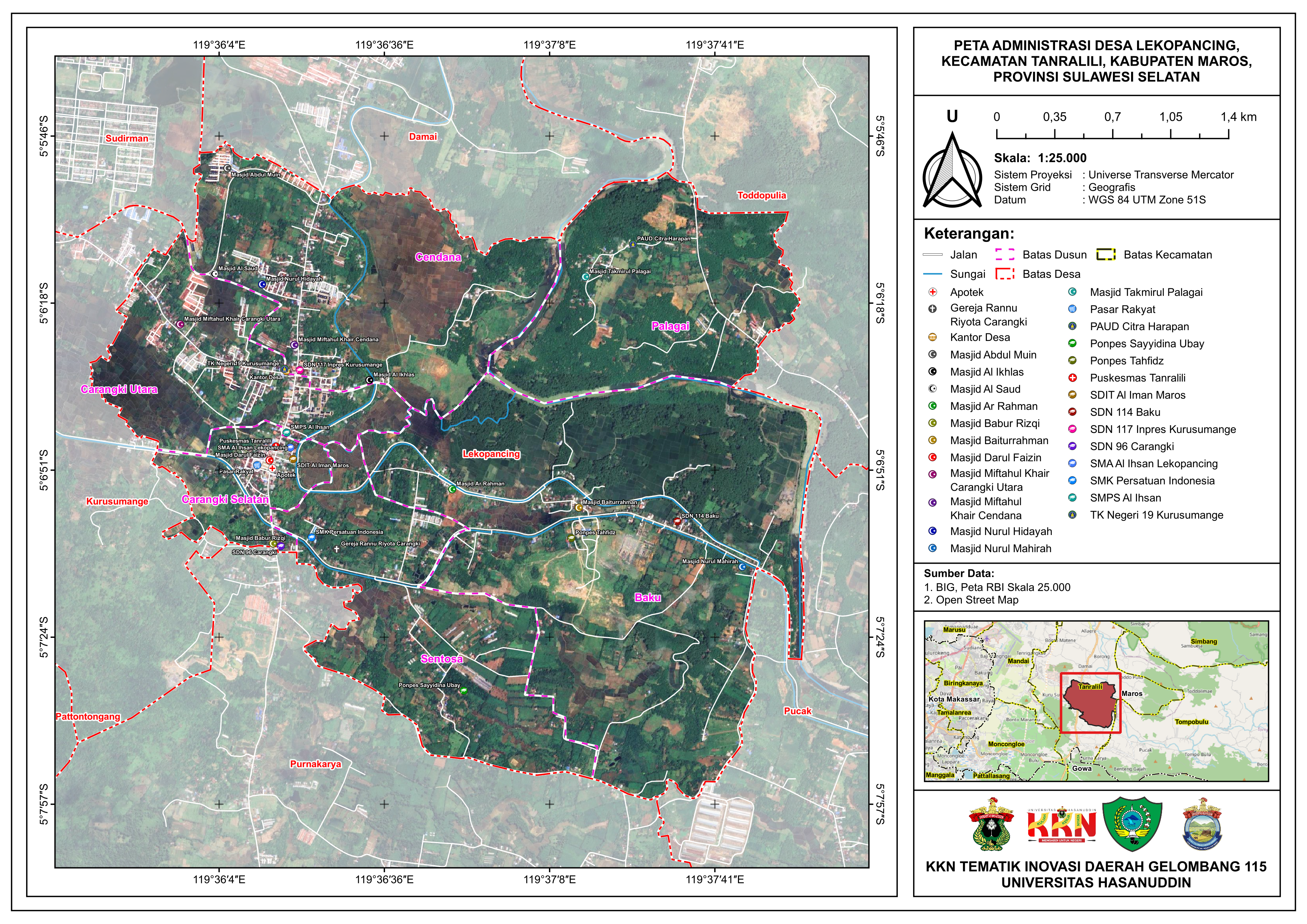 Peta Desa Lekopancing