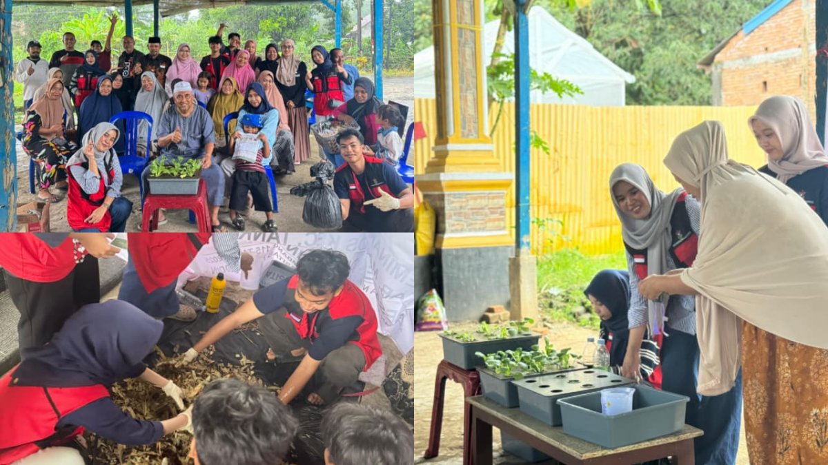 Mahasiswa KKN Gel.115 UNHAS Laksanakan Program Kerja Budidaya Hidroponik dan Pembuatan Pupuk Organik dari Daun Bambu di Dusun Cendana, Desa Lekopancing